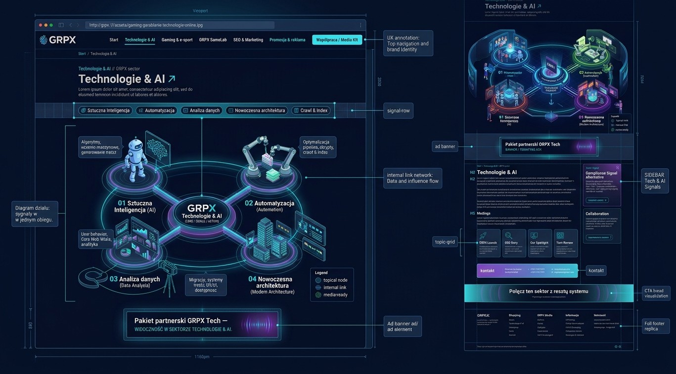 Pipeline produkcji gier w GRPX GameLab - Unity, Unreal Engine, Godot, Steam SEO, marketing gier