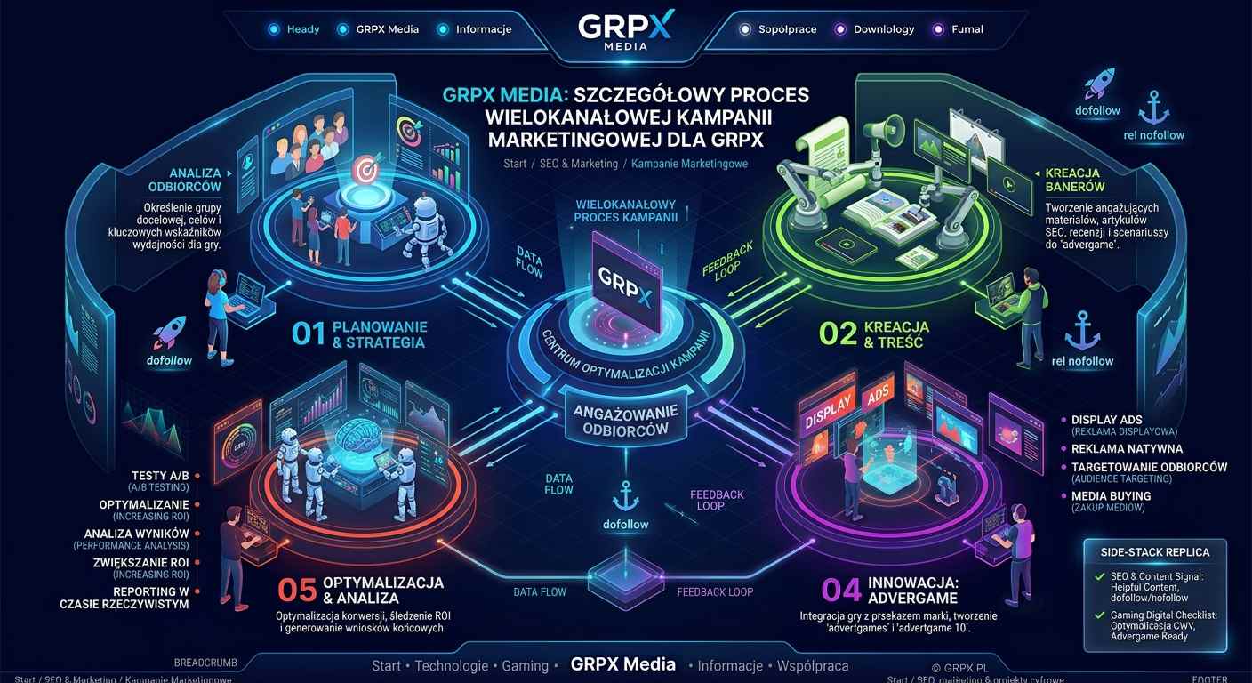 Kompleksowa kampania reklamowa i marketing treści dla gier online – GRPX Media